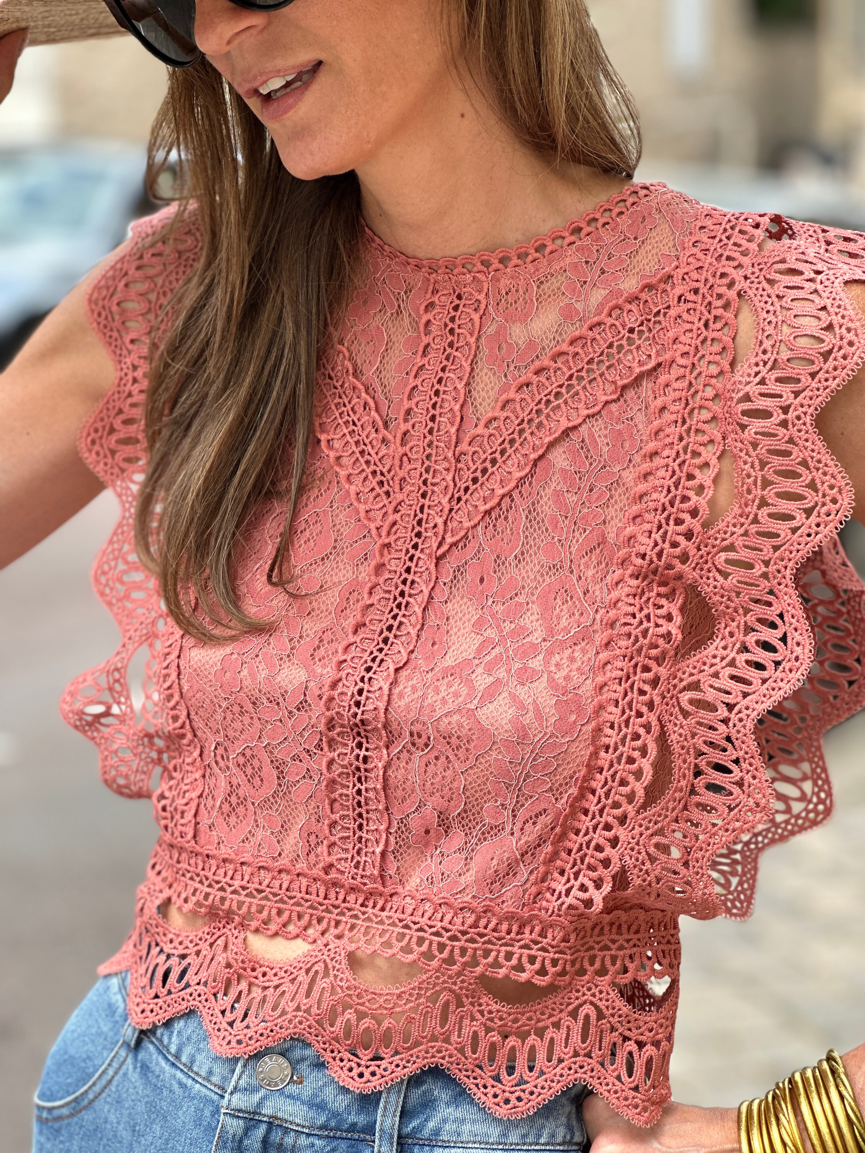 Blouse Marcelle - Terracotta - Image 4