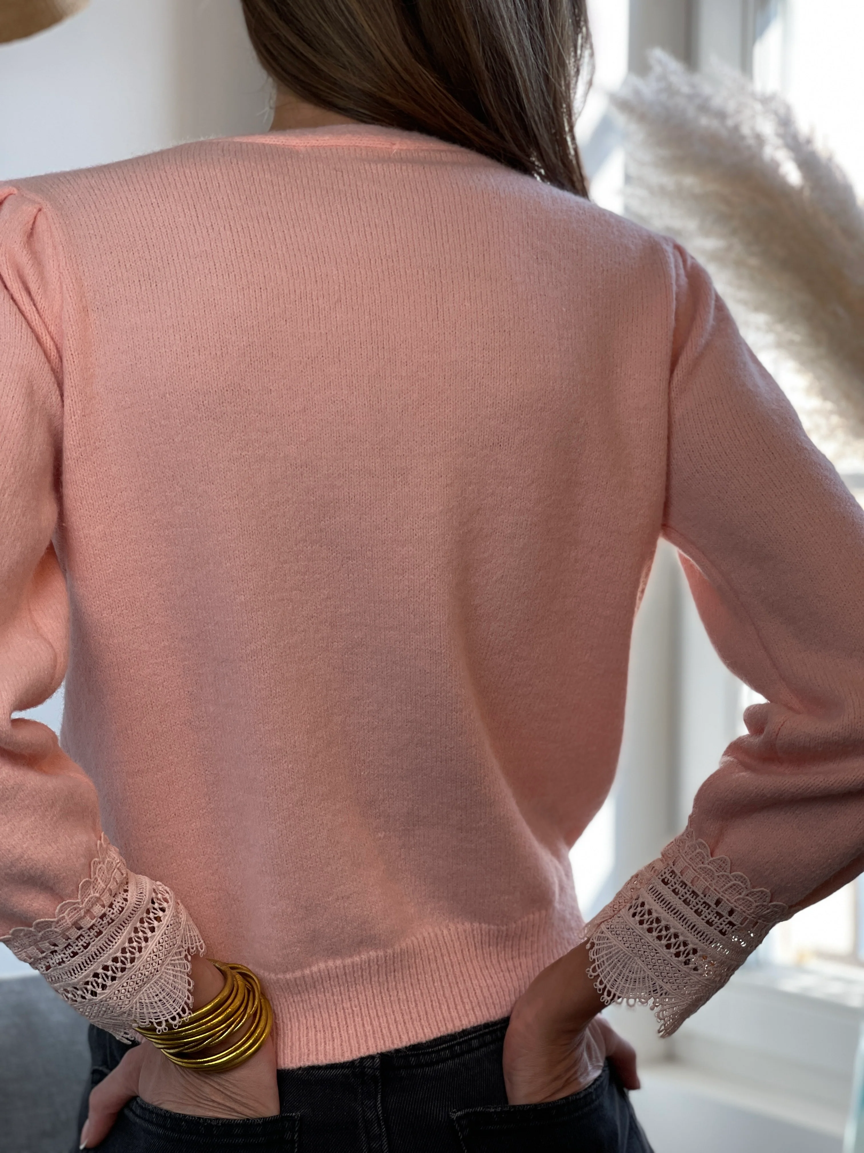 Cardigan Opaline - Rose - Image 5