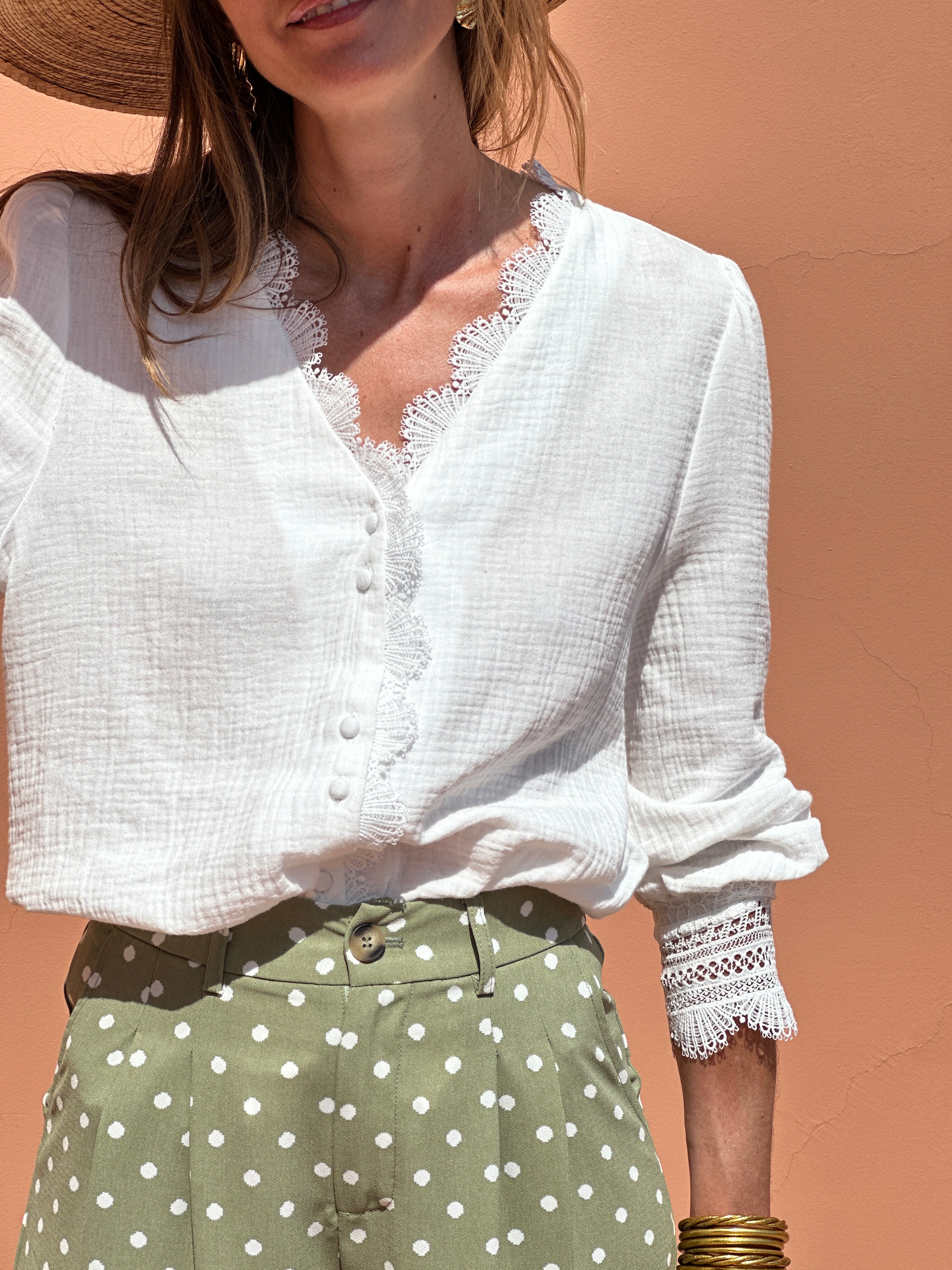 Chemise Opaline - Blanc - Image 6