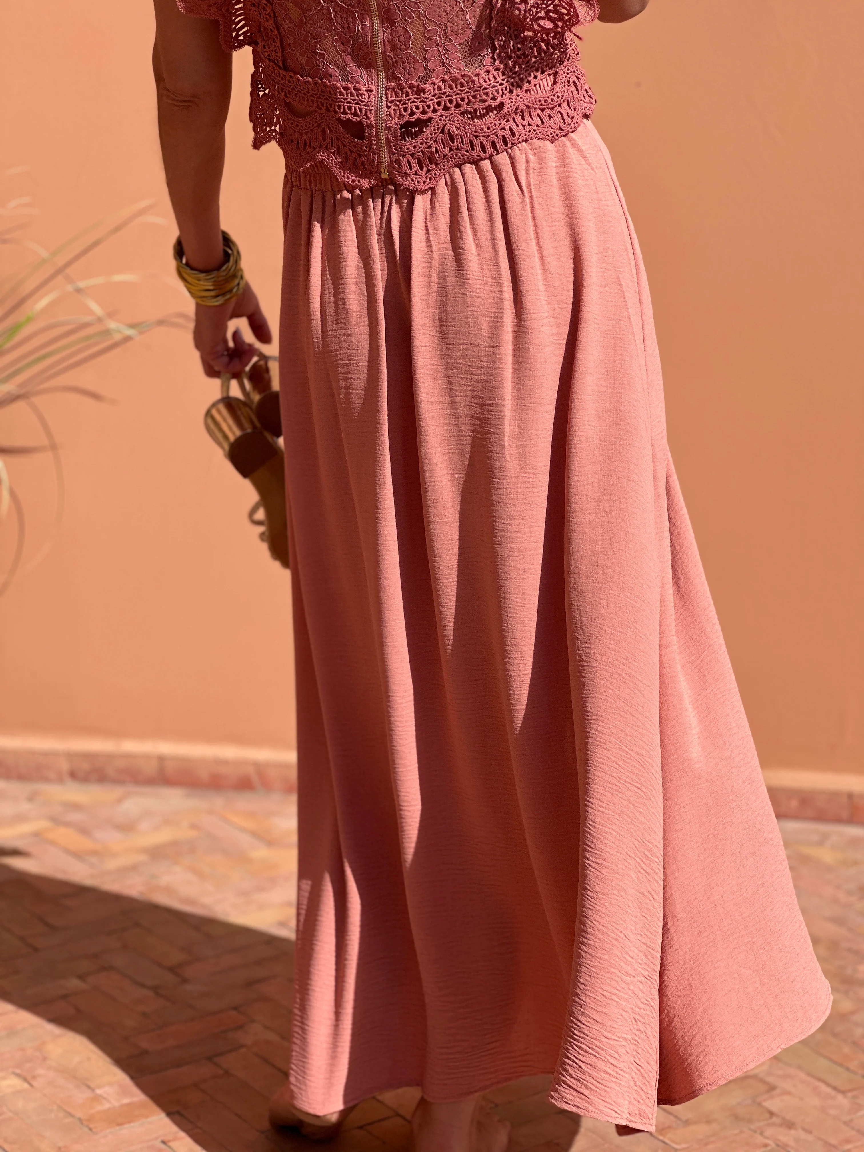 Jupe Frida - Rose Poudré - Image 5