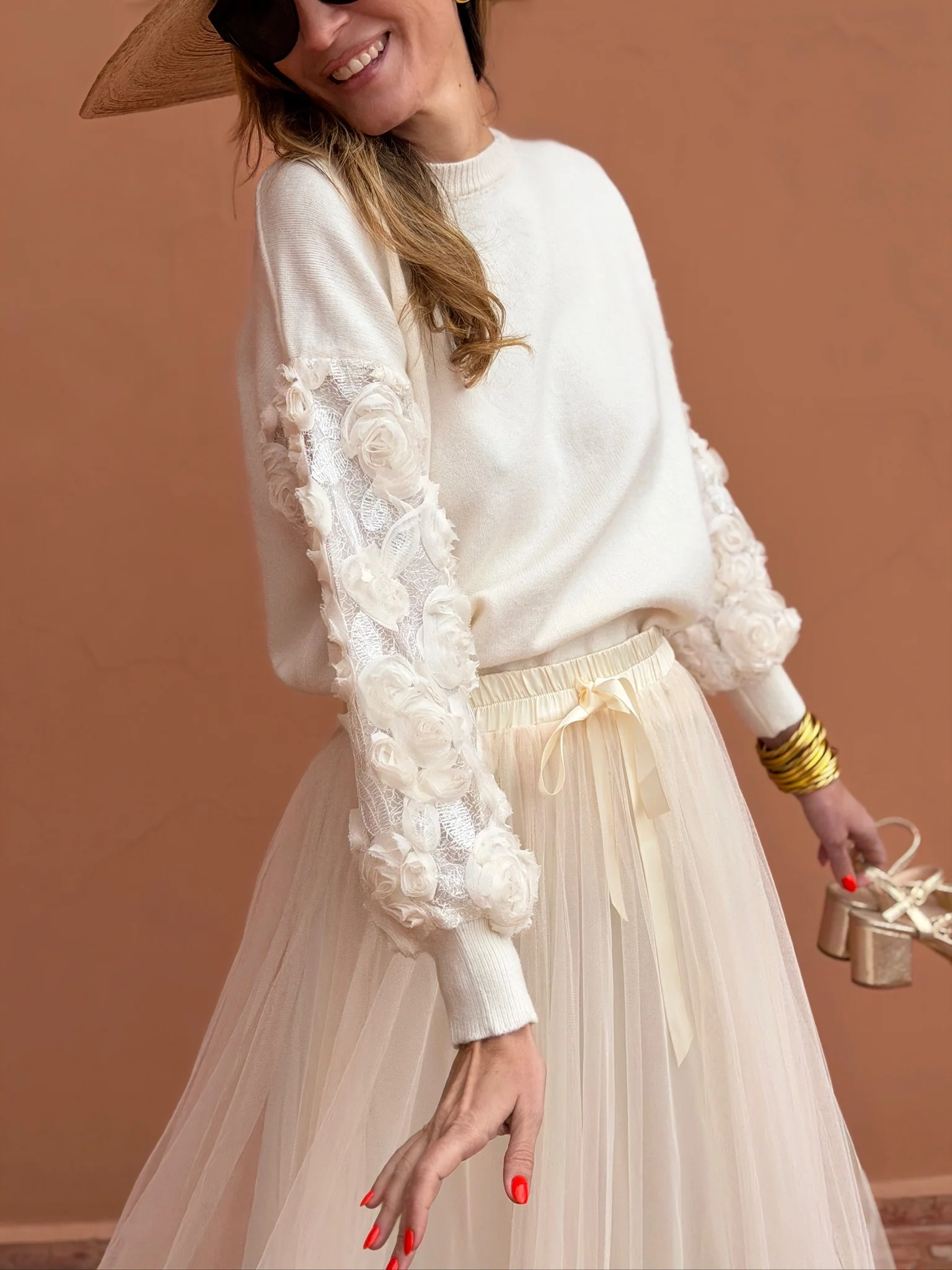 Jupe Rea - Créme - Image 3