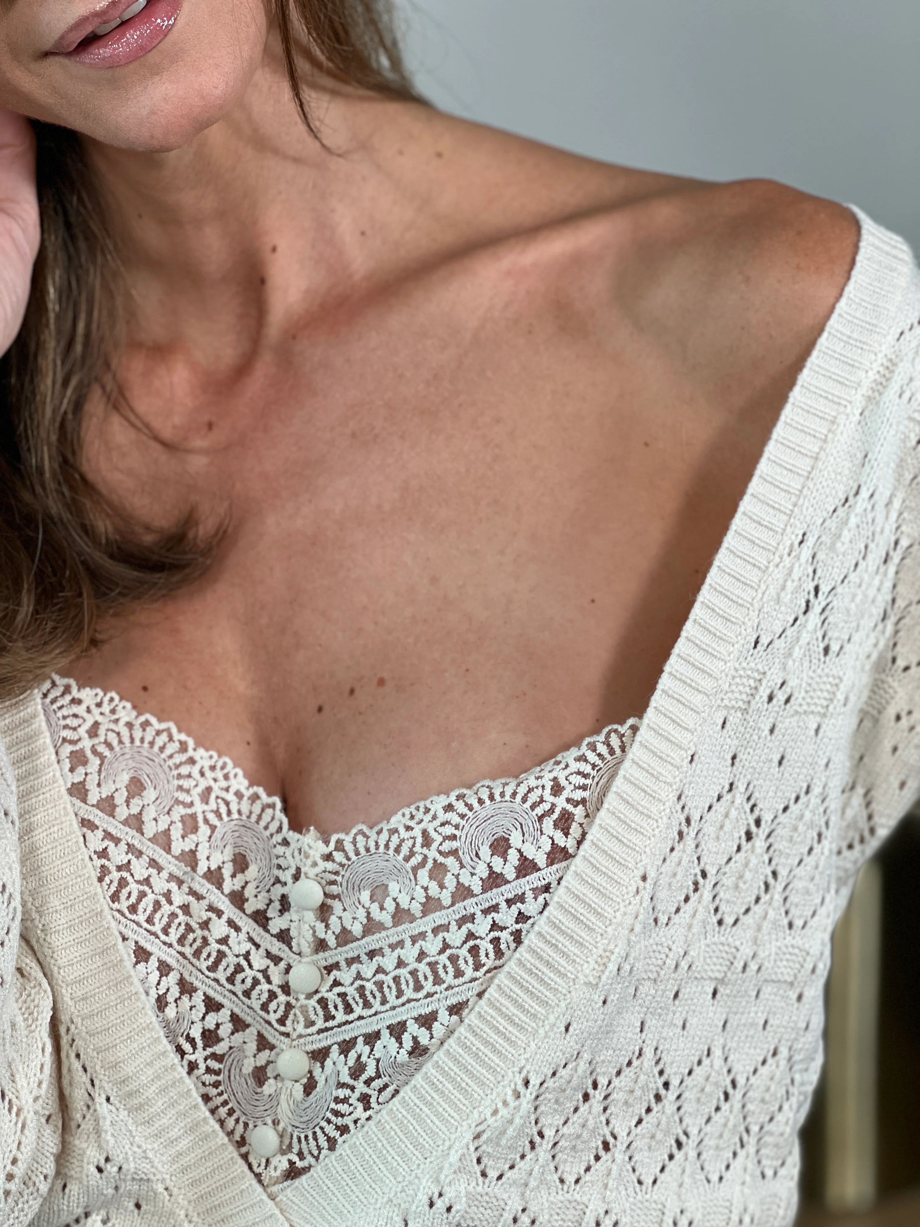 Maille Agathe - Beige - Image 3