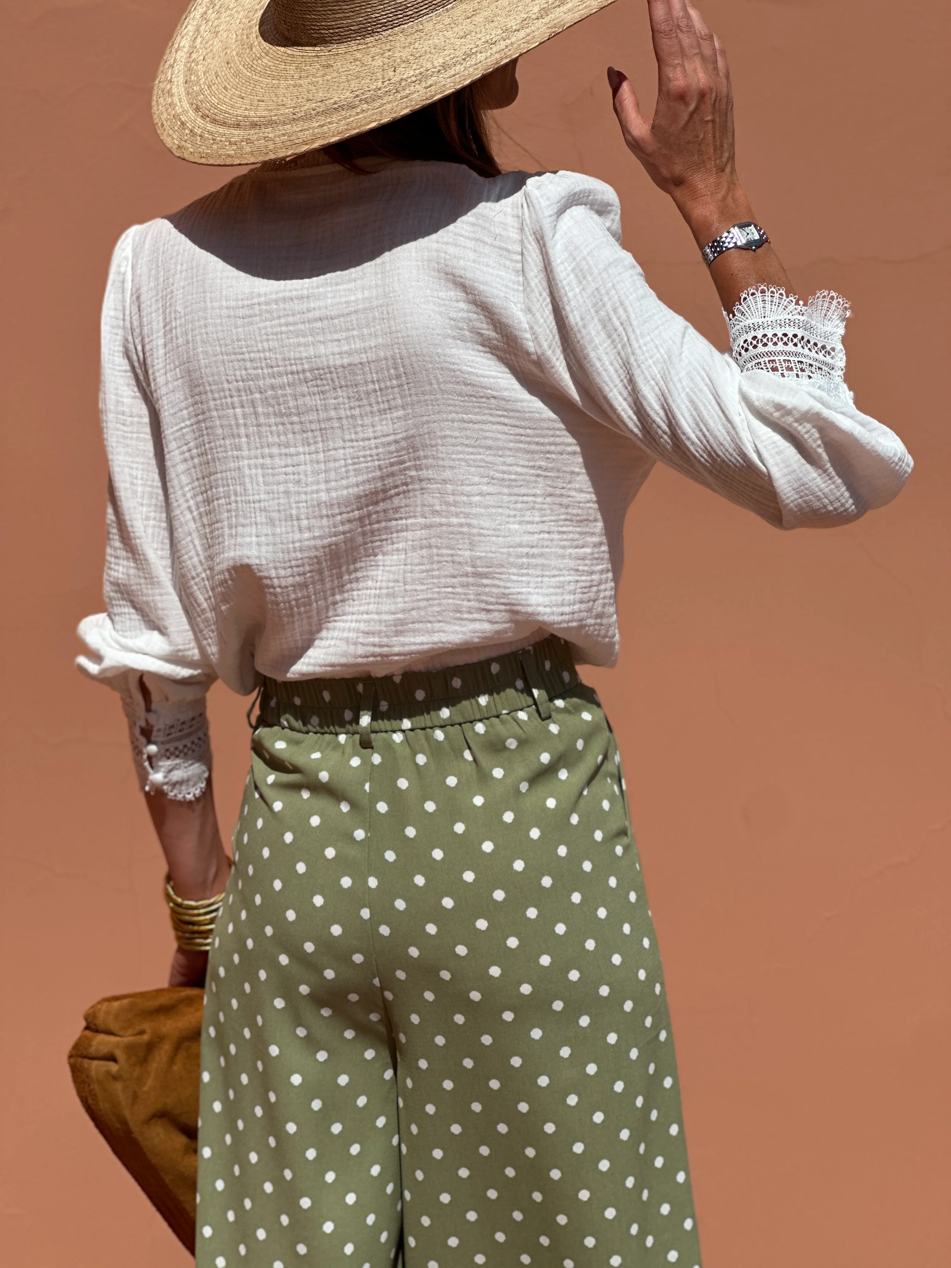 Pantalon Vivianne - Olive - Image 7