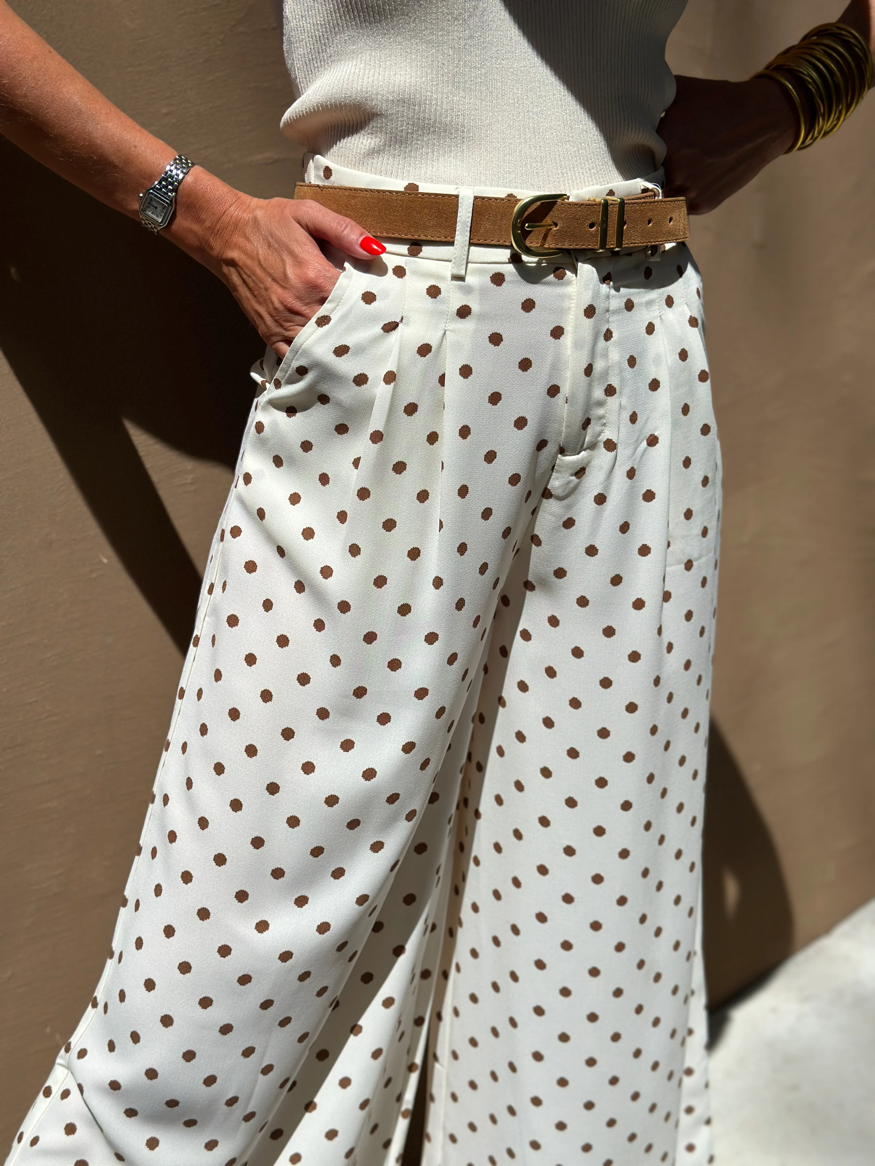 Pantalon Vivianne - Crème - Image 3