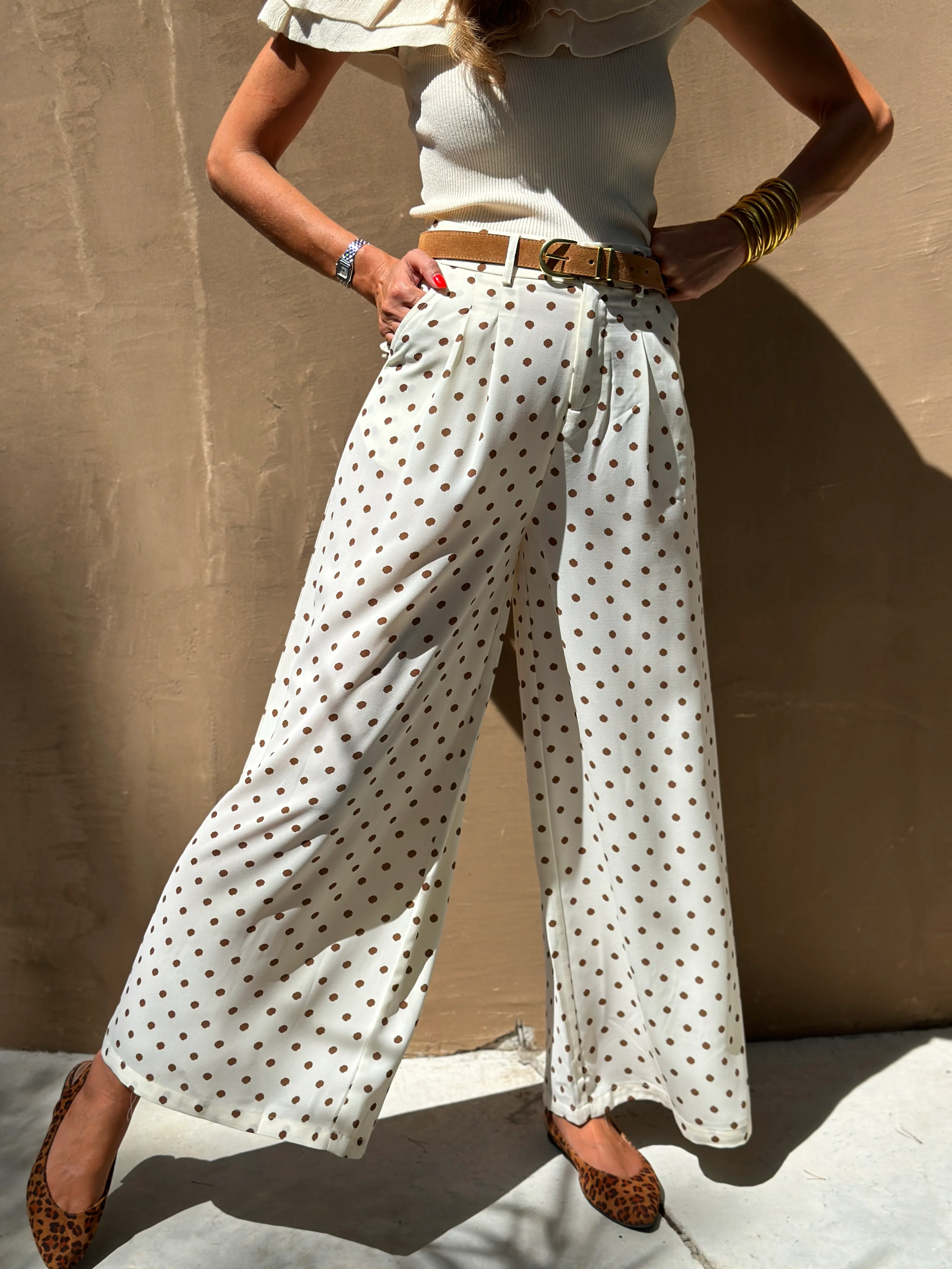 Pantalon Vivianne - Crème - Image 4