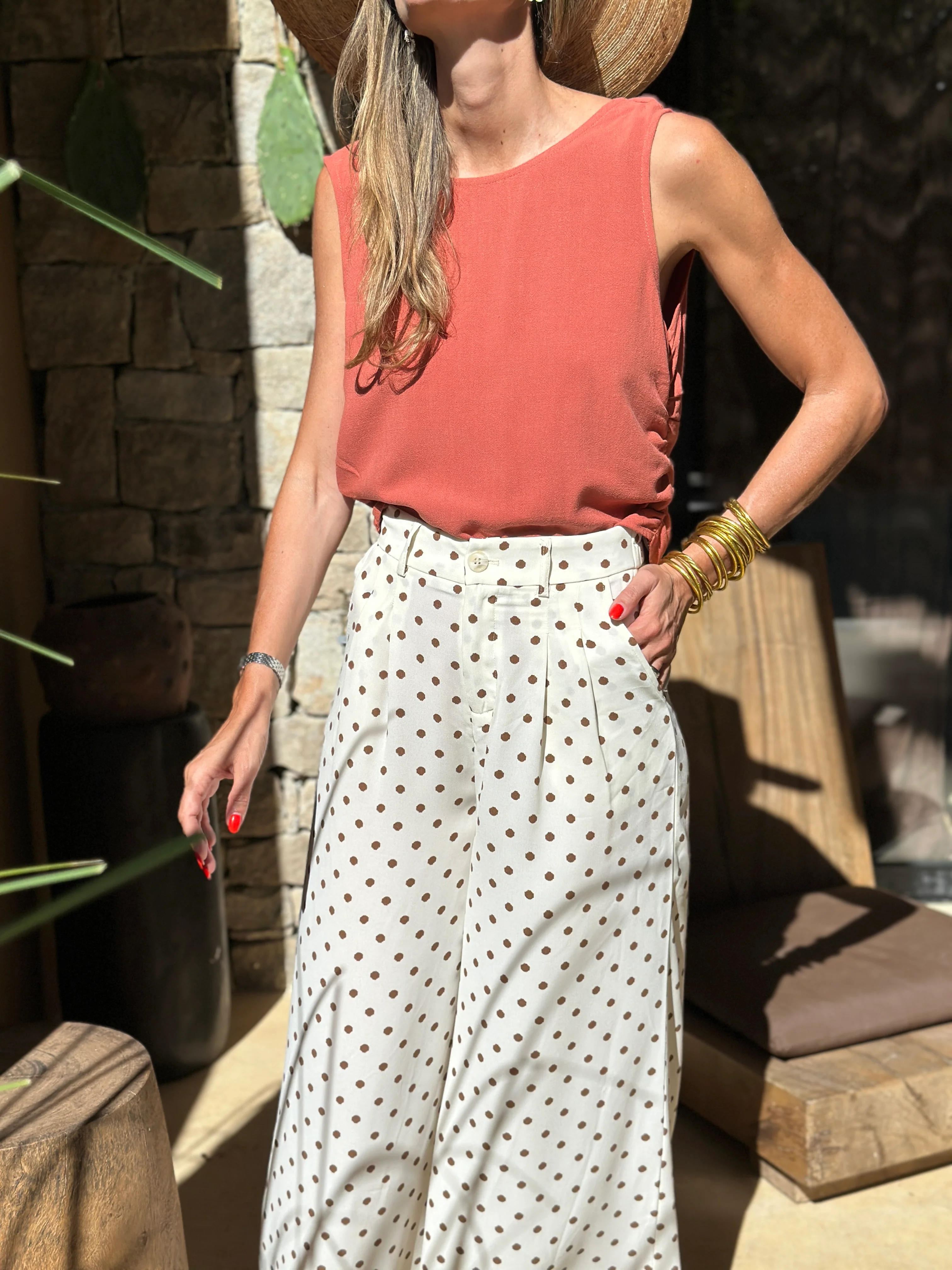 Pantalon Vivianne - Crème - Image 5