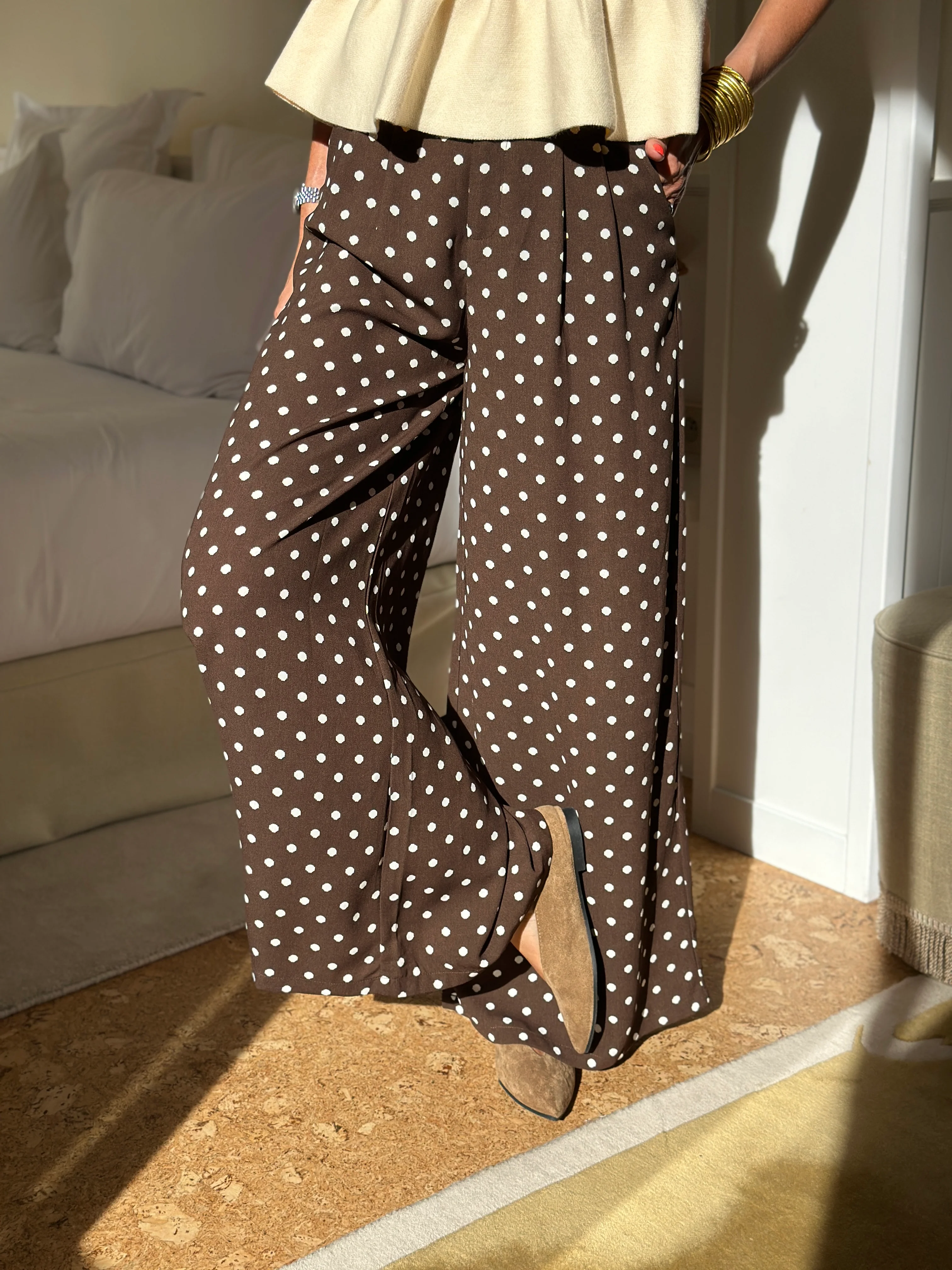 Pantalon Vivianne - Marron - Image 3