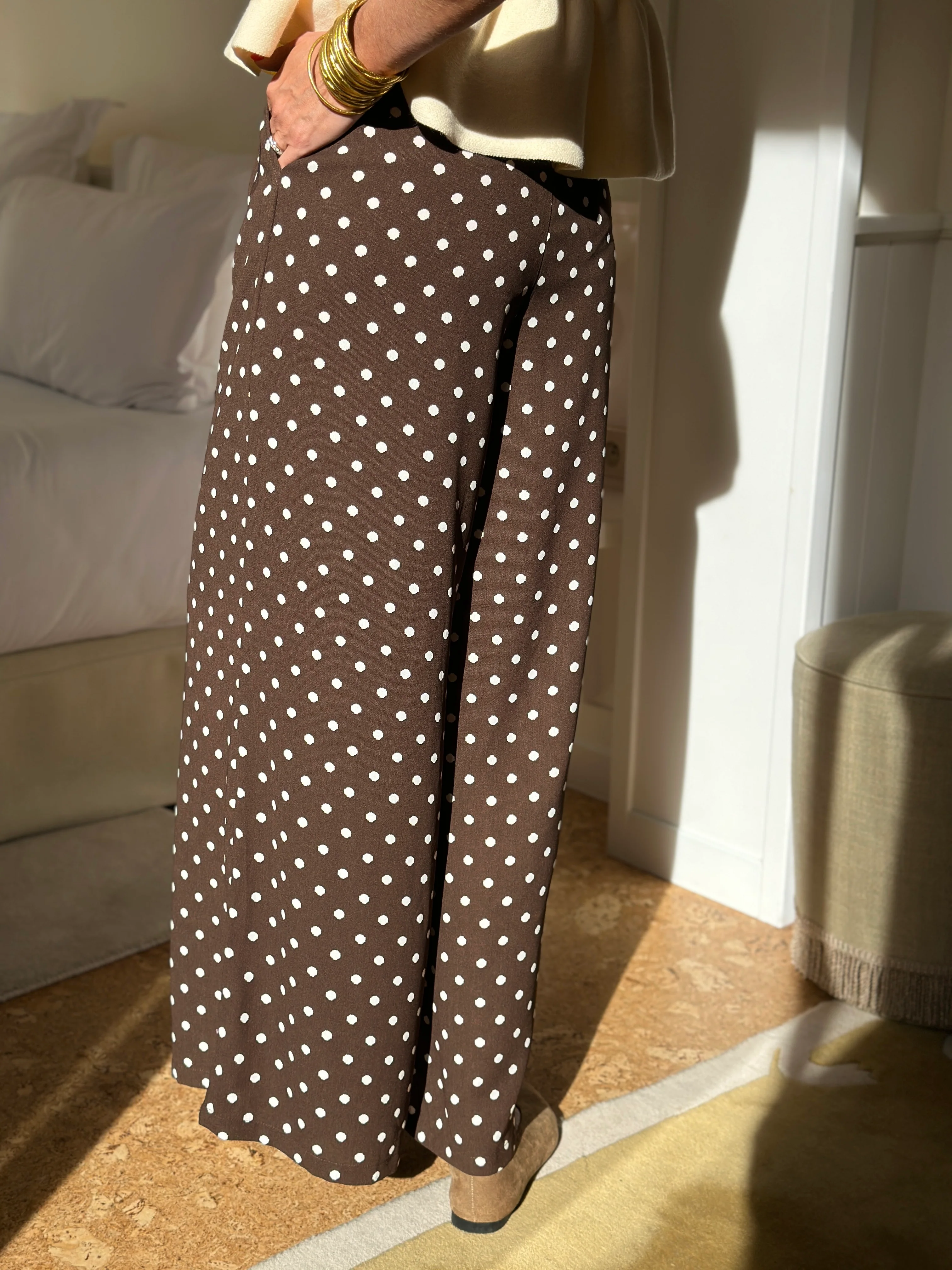 Pantalon Vivianne - Marron - Image 4