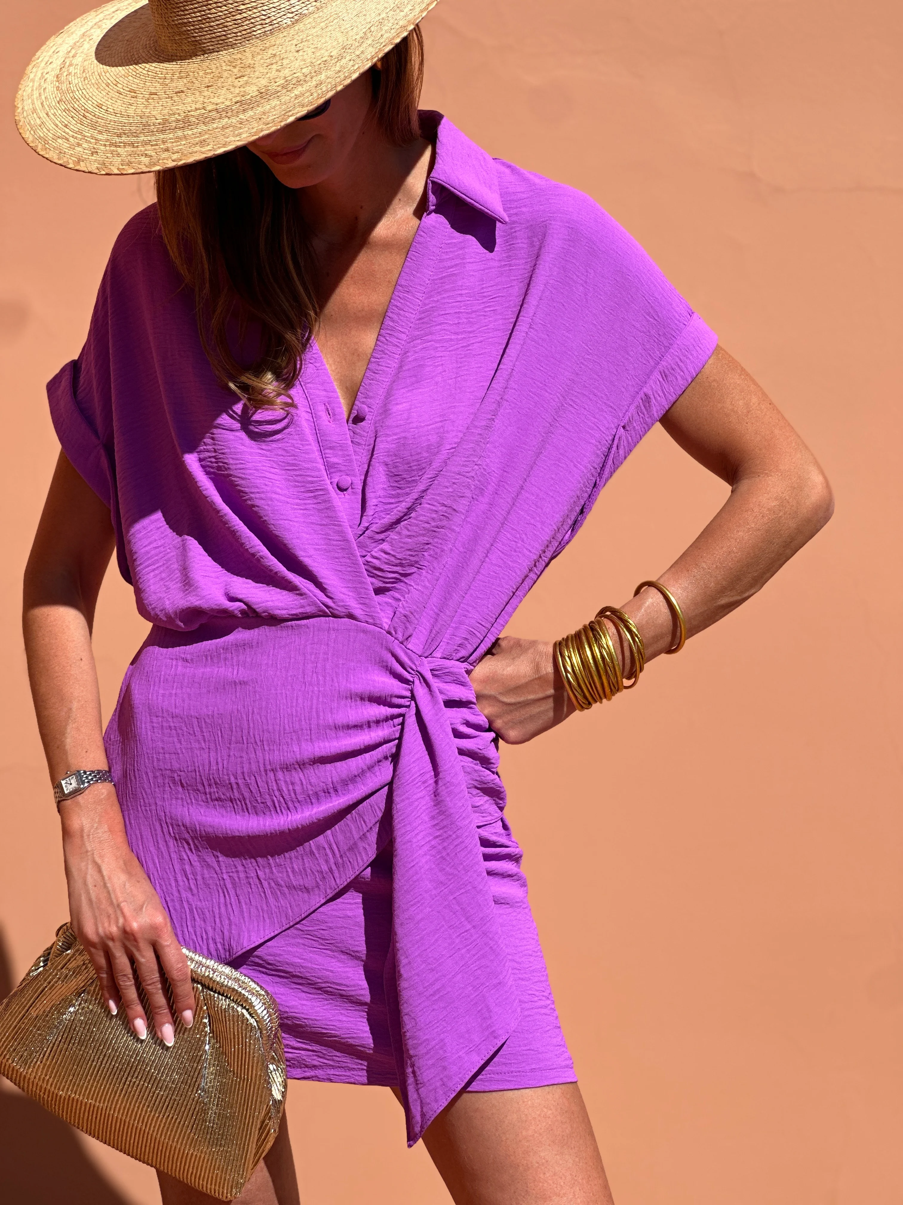 Robe Adnée - Mauve - Image 6