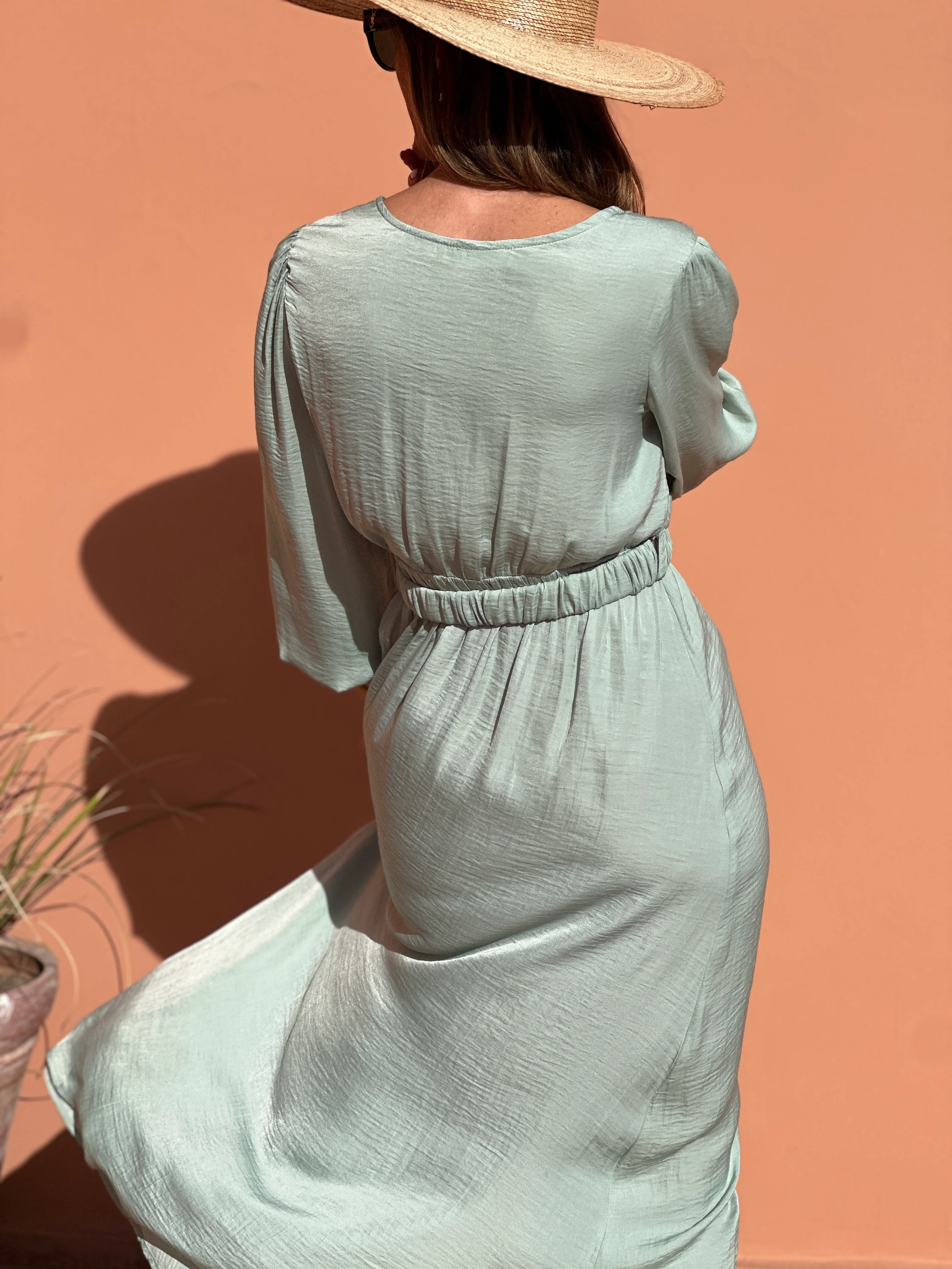 Robe Benedictine - Vert d'Eau - Image 8