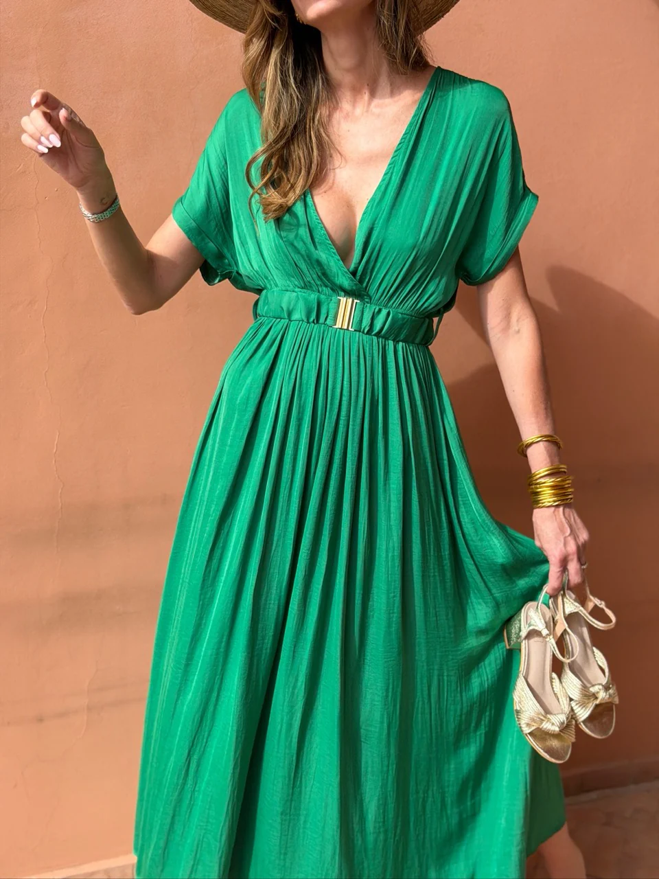 Robe Fiona - Vert - Image 6