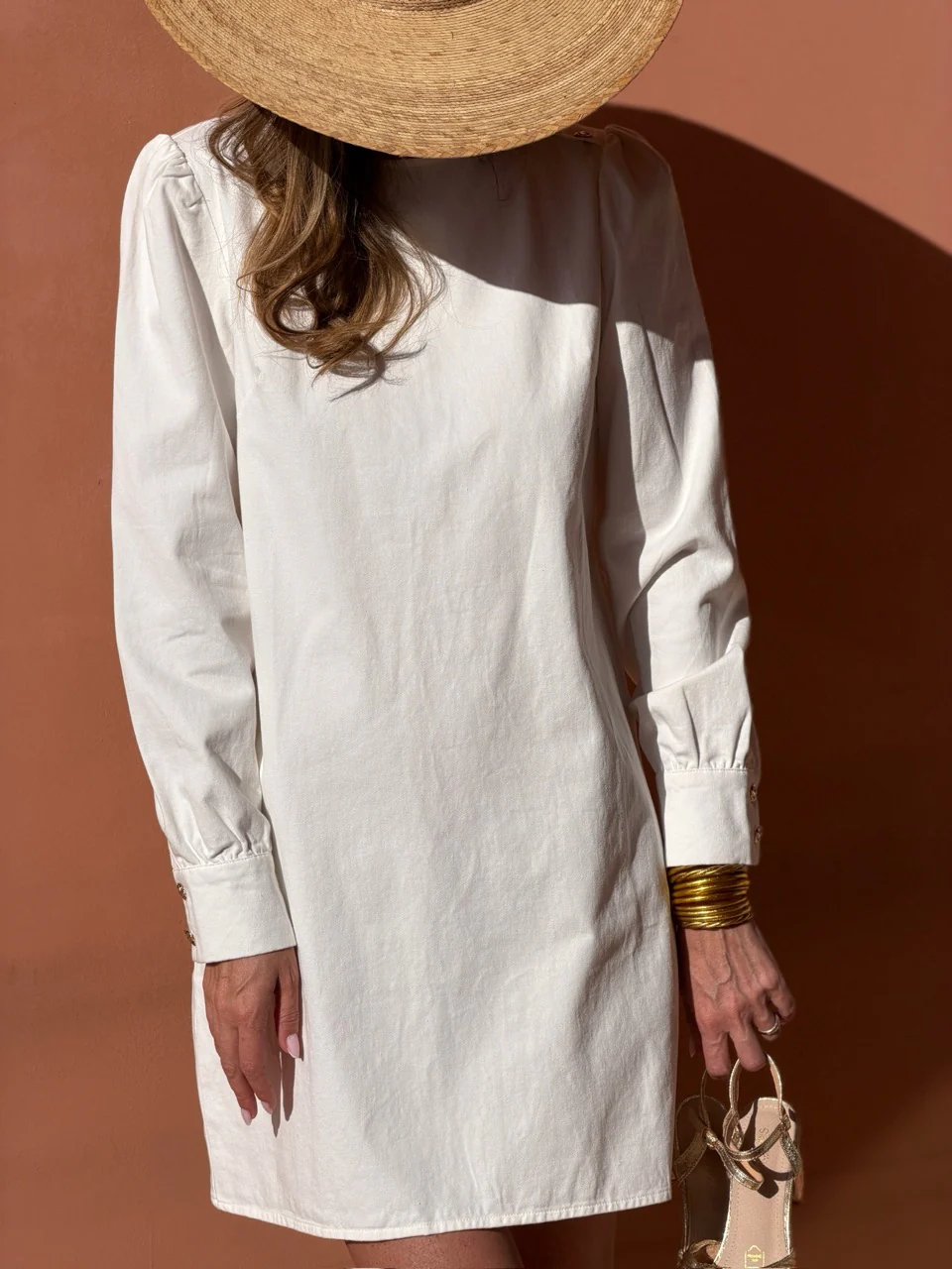 Robe Henriette - Blanc - Image 6