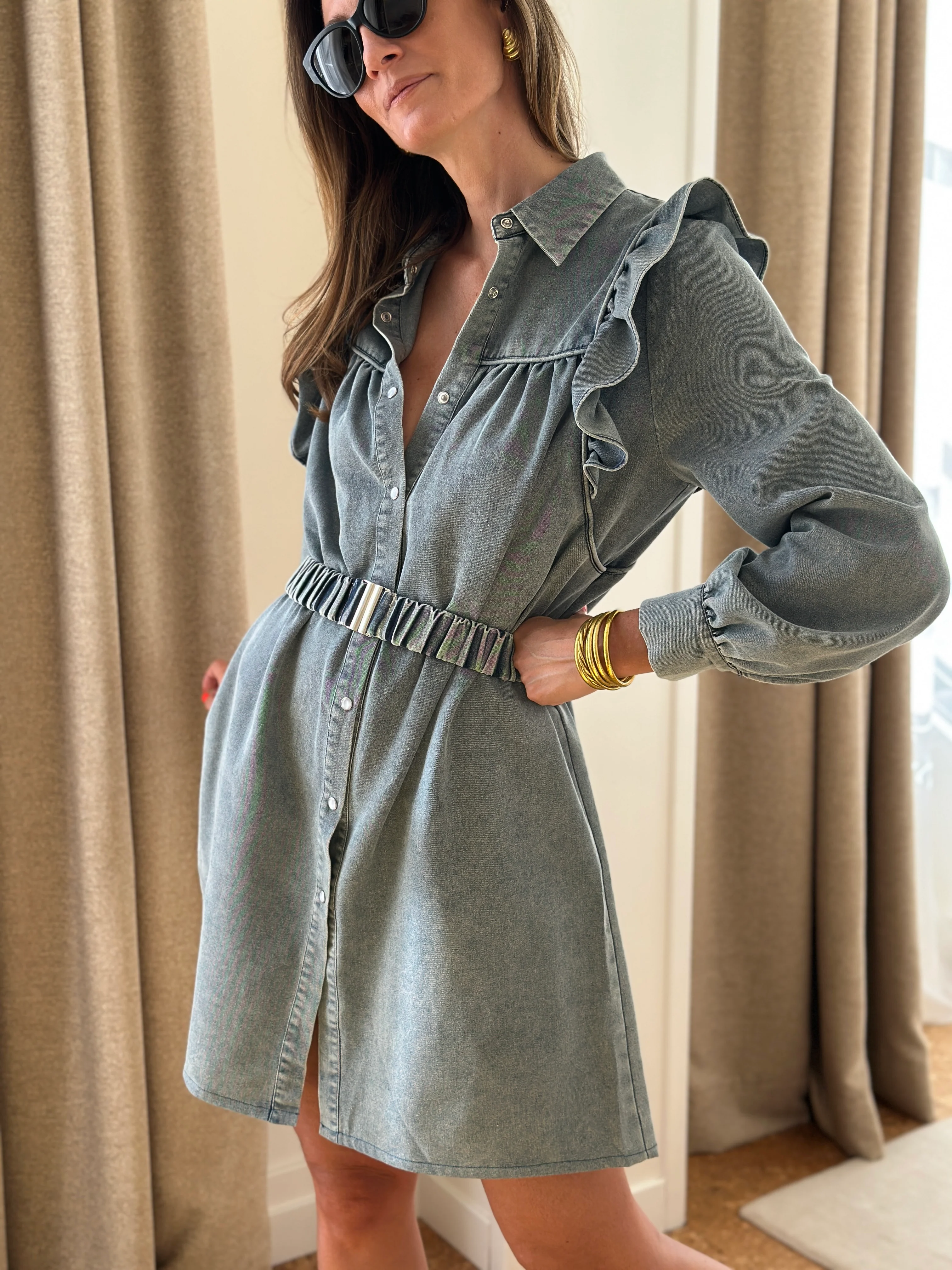 Robe Isélia - Bleu - Image 8