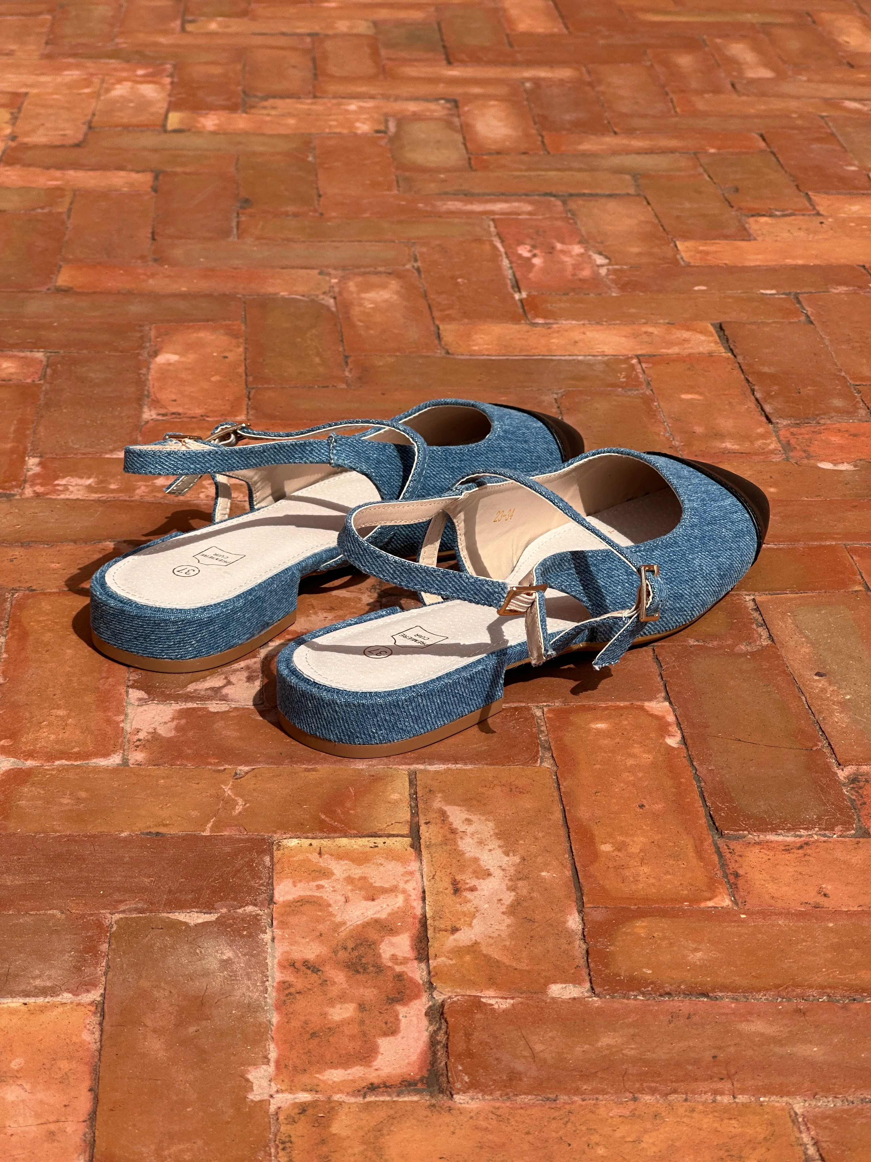 SlingBack Maria - Jeans - Image 4