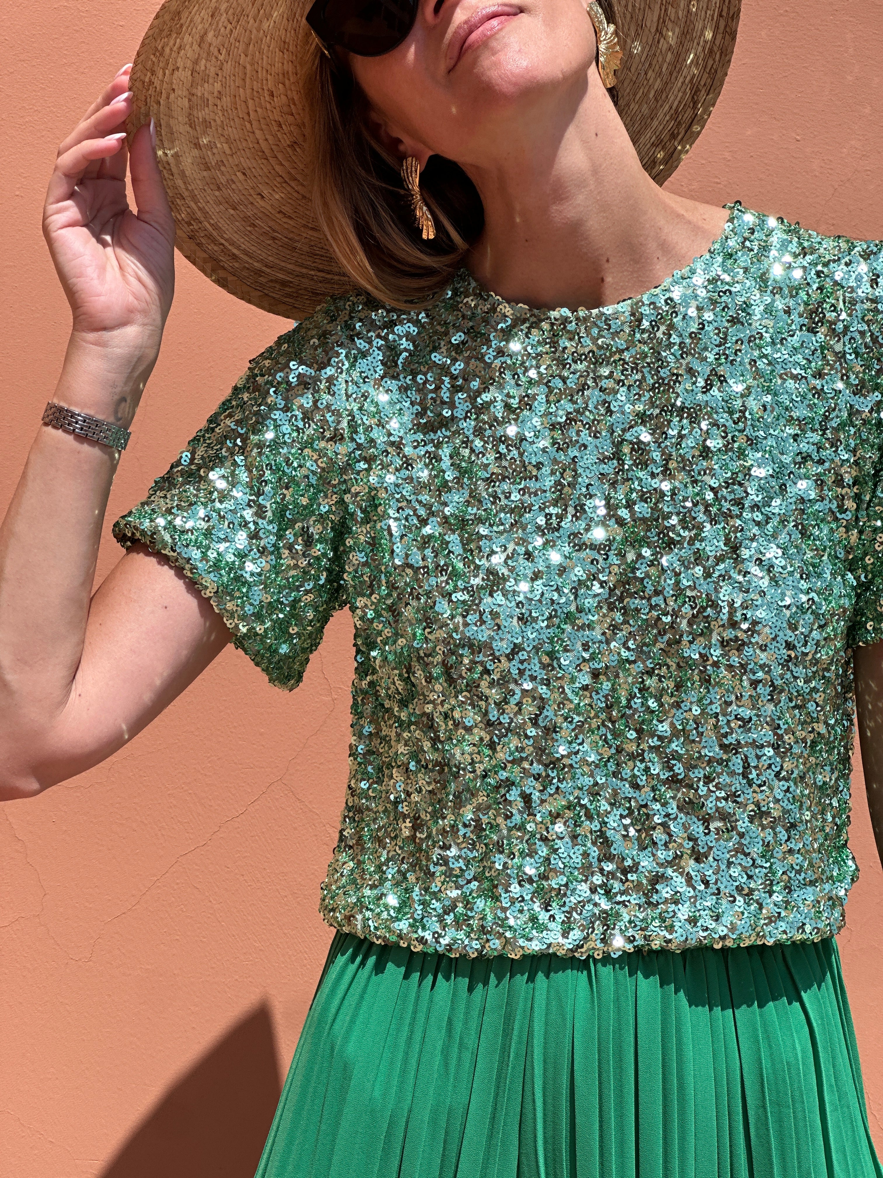 Top Gabrielle - Vert - Image 5