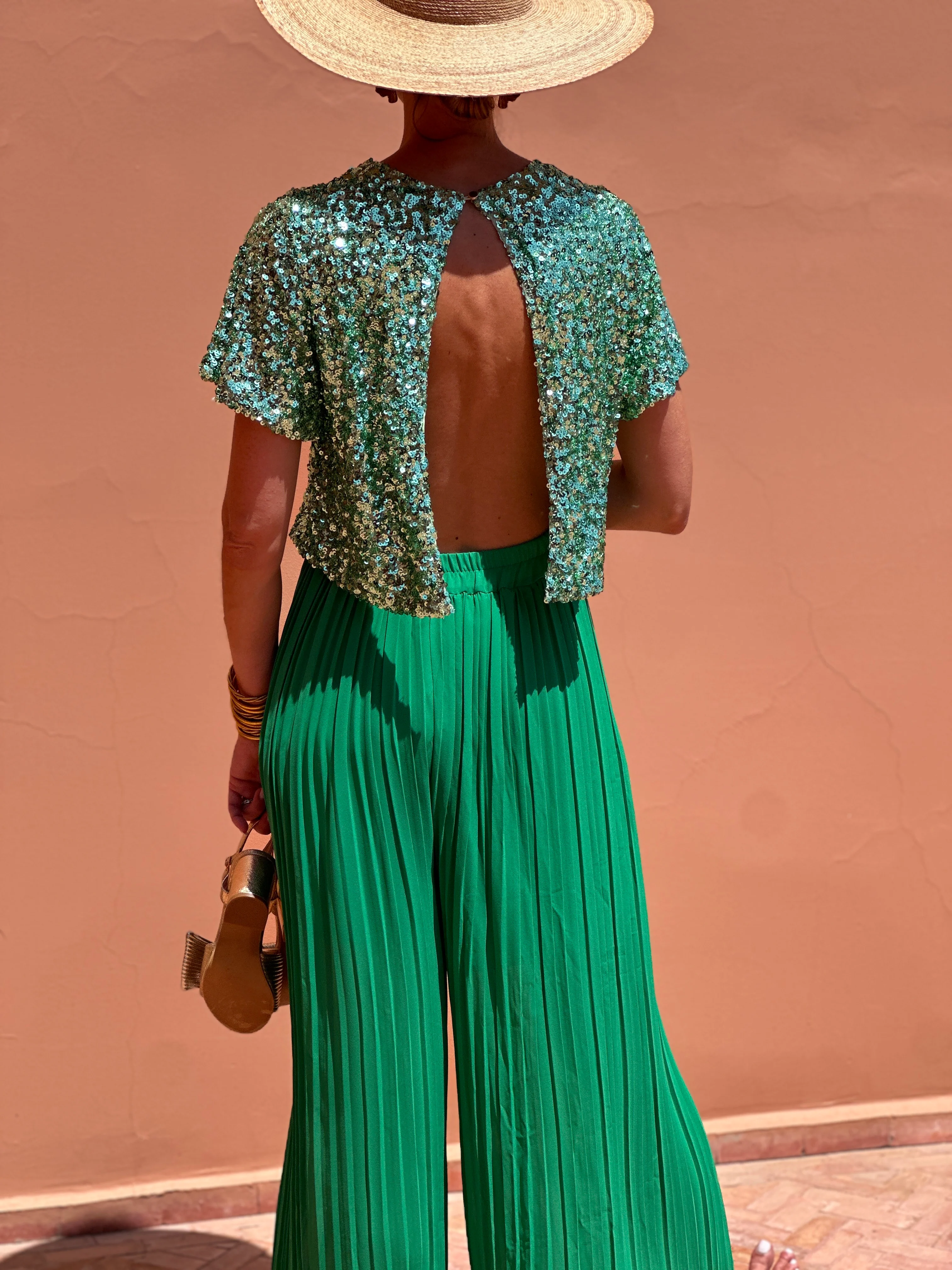 Top Gabrielle - Vert - Image 7